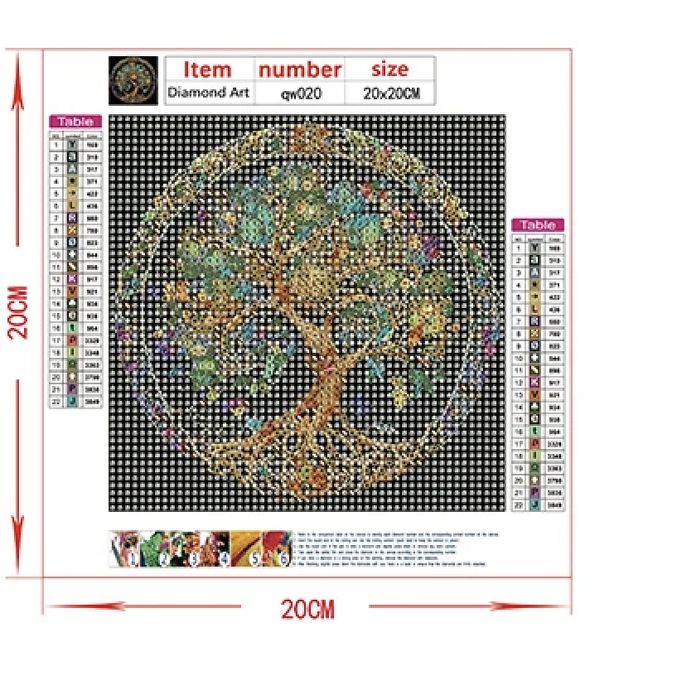 Diy кристален пъзел котка и дървото на живота