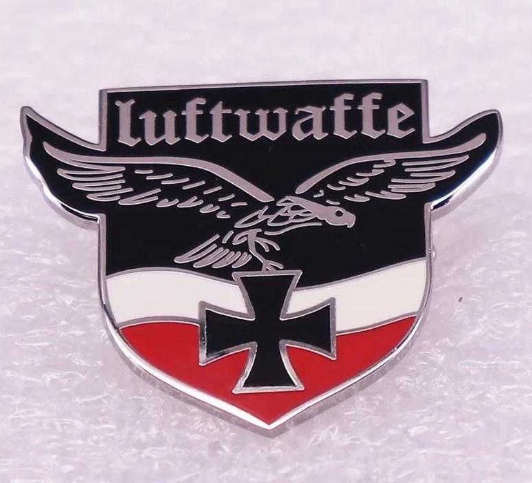Брошка Luftwaffe SS23 Орел Черен Кръст ТретияРайх Железен Кръст Значка