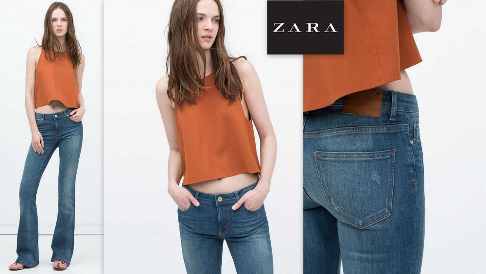 Blugi evazati ZARA