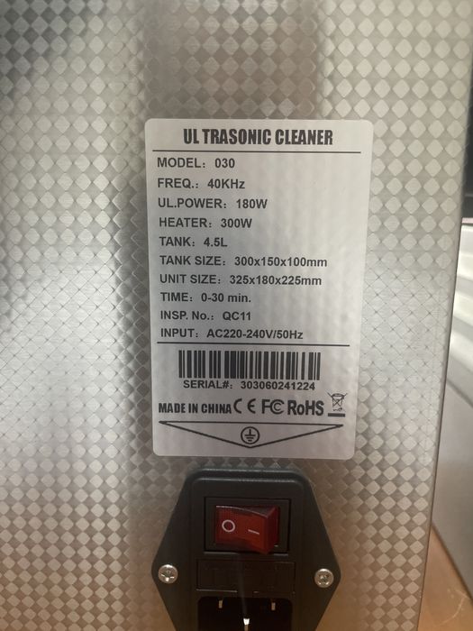 moyka ultrazvuk 4.5 litr sotiladi