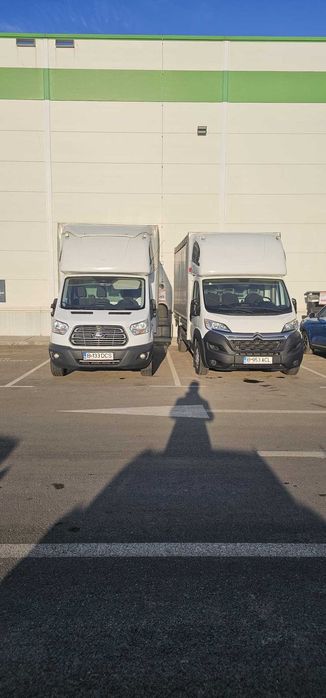 Închiriez dubă 3,5T cu prelată pentru transport marfa si mobila
