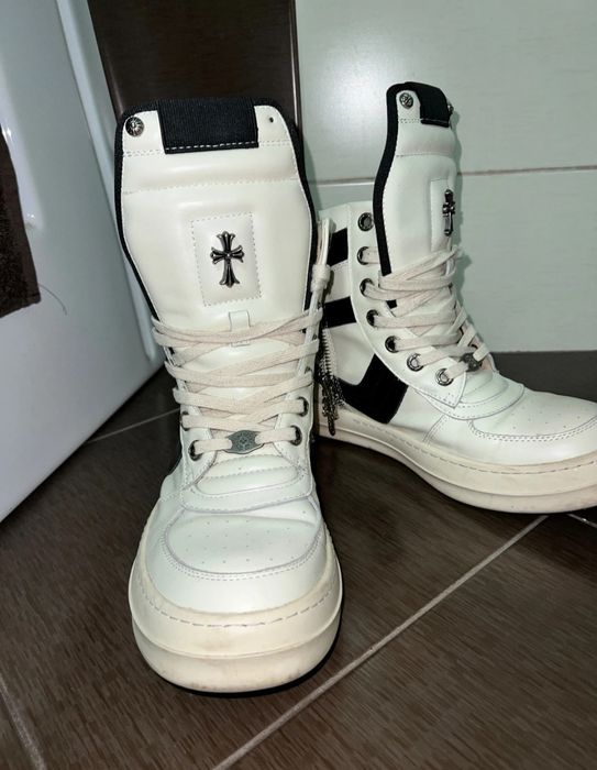 Rick Owens Geobaskets x Chrome hearts