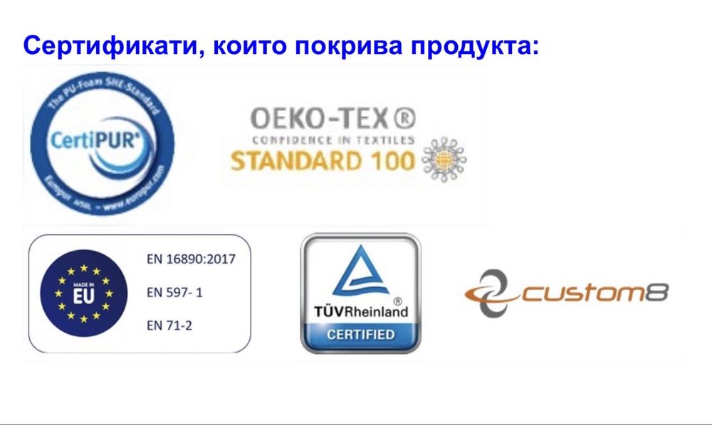 Матрак + протектор 60/120