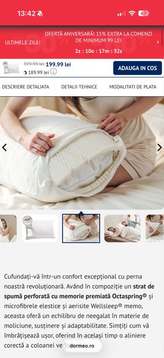Perna Dormeo air +