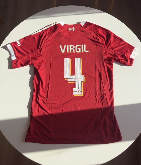 Tricou Liverpool Acasa UCL 25/26 Salah Van Dijk Wirtz (S/M/L)