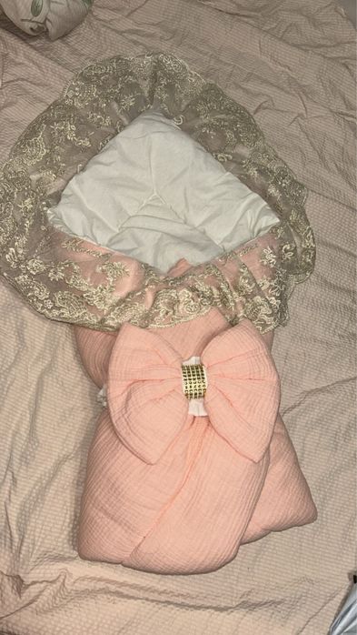 Детский конверт на выписку