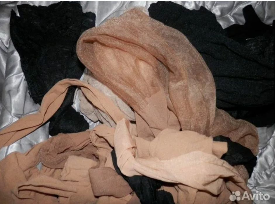 колготки бу разные