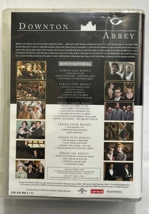 complete collection downtown Abbey DVD set -52 episodes