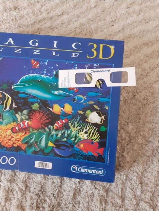 Puzzle 3d 1000 piese clementoni ca nou complet impecabil Ravensburger