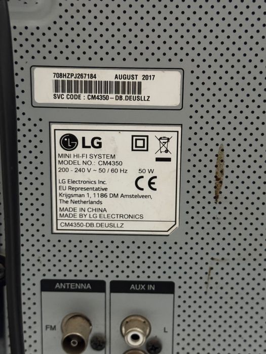 Se vinde LG CM4350