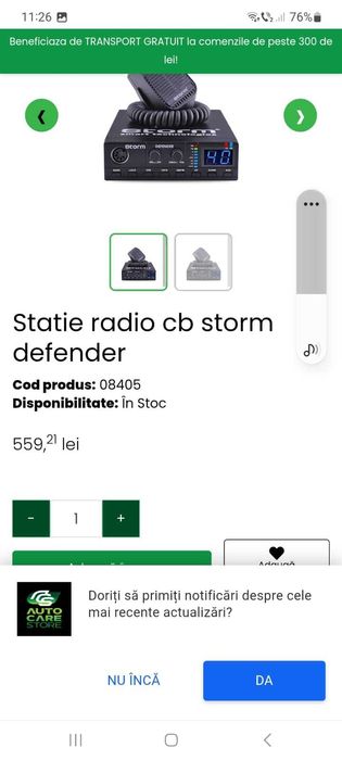 Stație emisie recepție storm