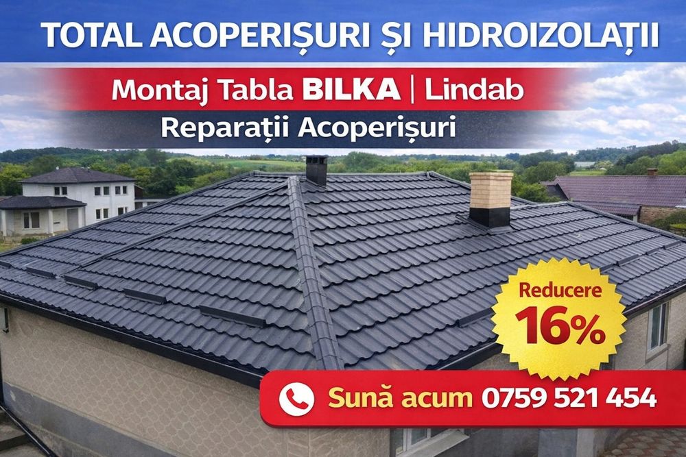 Acoperișuri Dulgherii Hidroizolații Reparații Acoperișuri