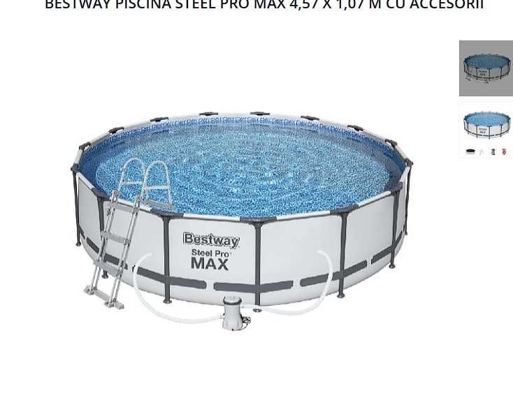 PISCINA CURTE 4,75M DIAMETRU ( Foarte mare )