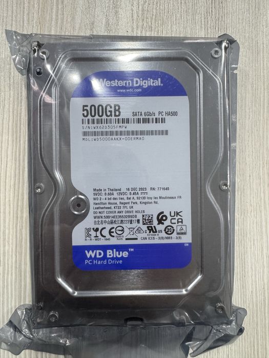 Жёсткий диск с гарантией 500gb