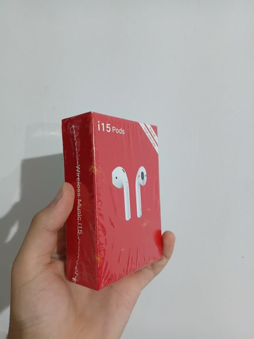 Airpods i 11, i 15 simsiz naushnik yangi va arzon