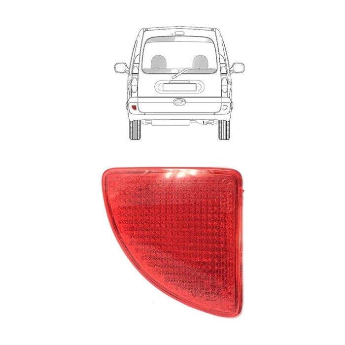 Рефлектор за броня, Renault Kangoo 1, Dacia Logan, Nissan — ляв/десен