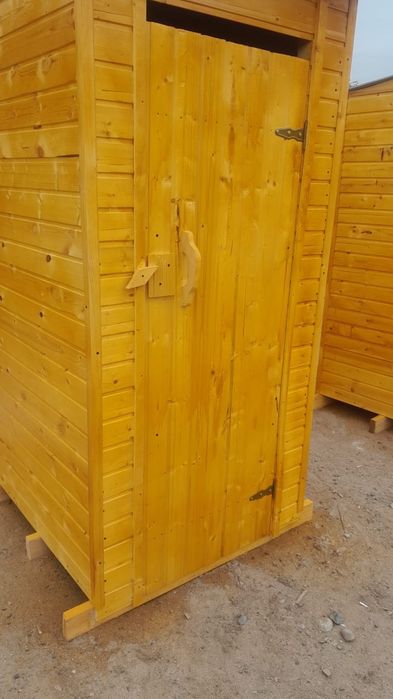 Деревянный Уличный туалет