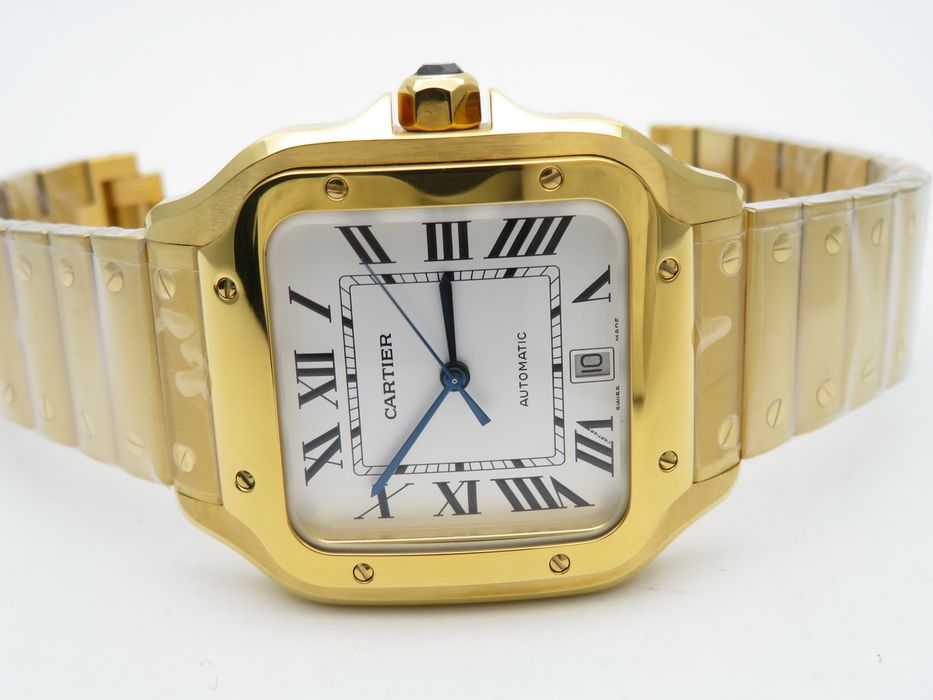 Cartier Santos de Cartier 40mm Two-Tone жълто злато - автоматичен - QC снимки