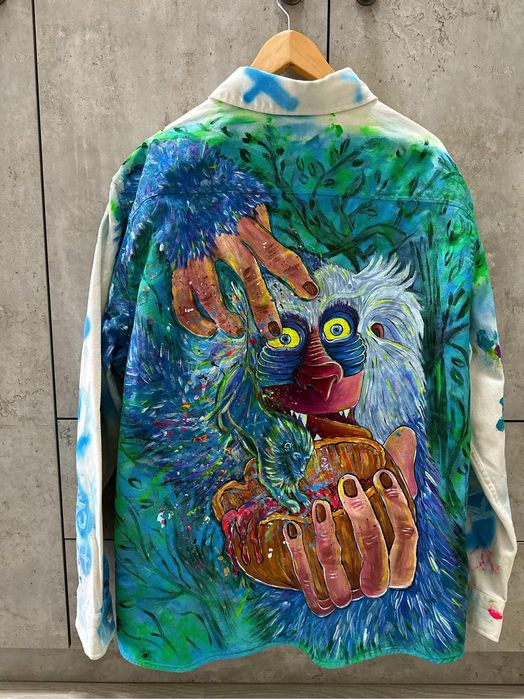 Продам джинсовые куртки джинсовки роспись на одежде