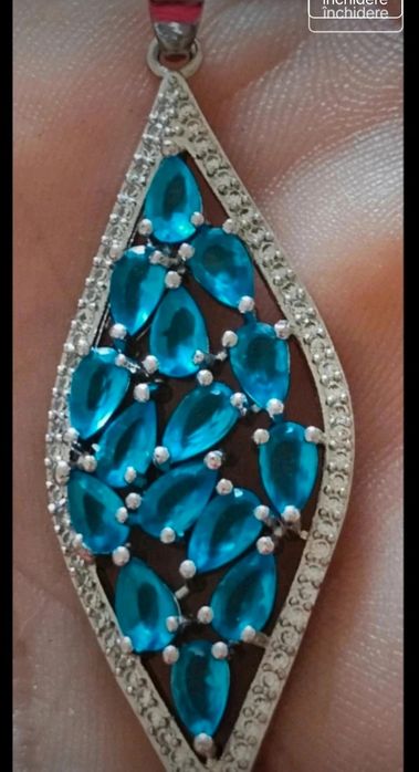 Pandantiv damă nou superb din argint stantat 925