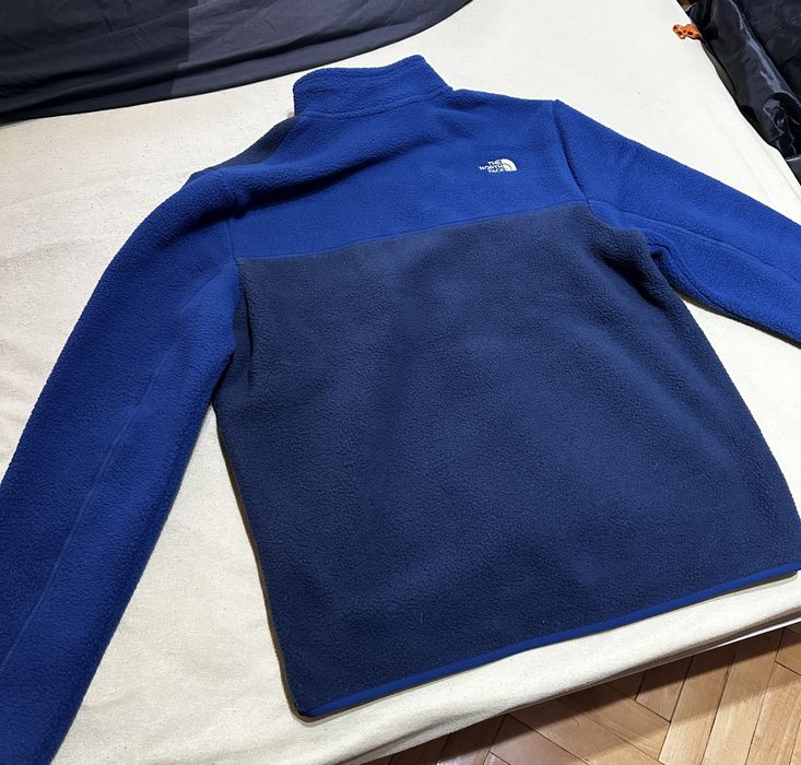 Оригинален полар The North Face Yumori 1/4 blue fleece – нов с етикети