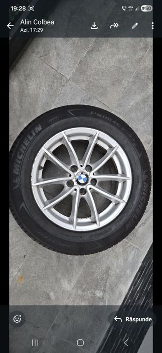 Jante bmw x3 F5 dimensiuni  245 55 17 cu anvelope de vara