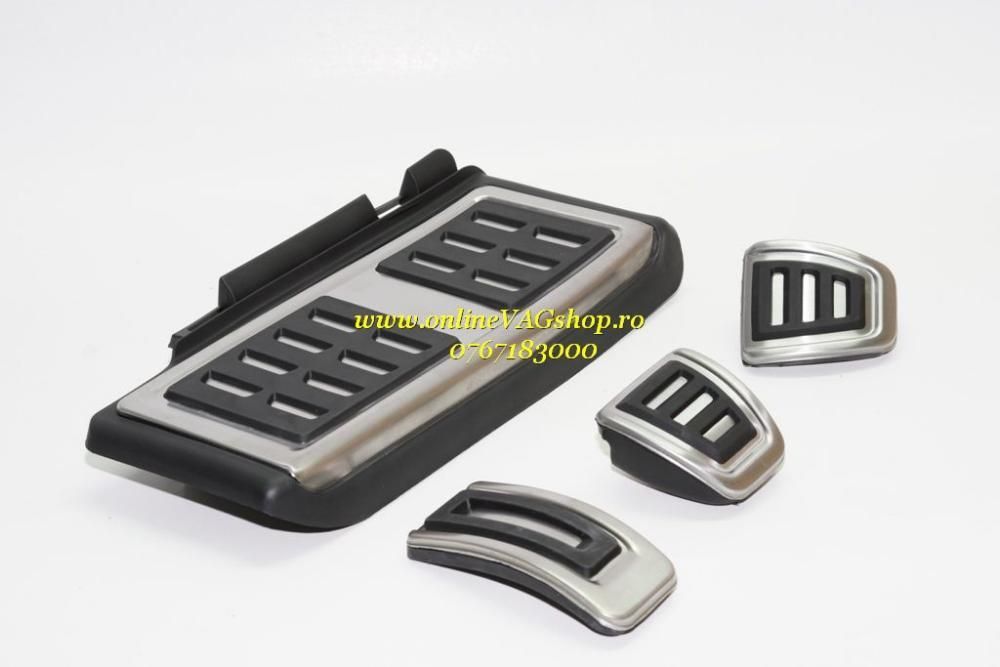 Set Pedale Inox +Footrest transmisie manuala VW Passat B8/Skoda Superb