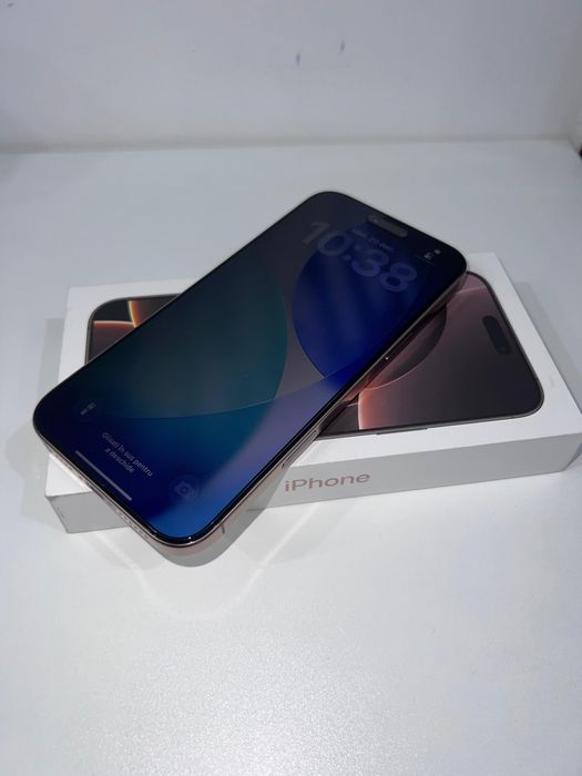 Iphone 16 pro max gold 256 gb cu 90% baterie