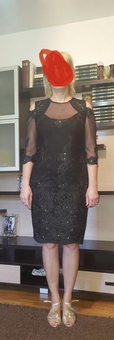 Rochie dantela cu pietricele Swarovski nr 42