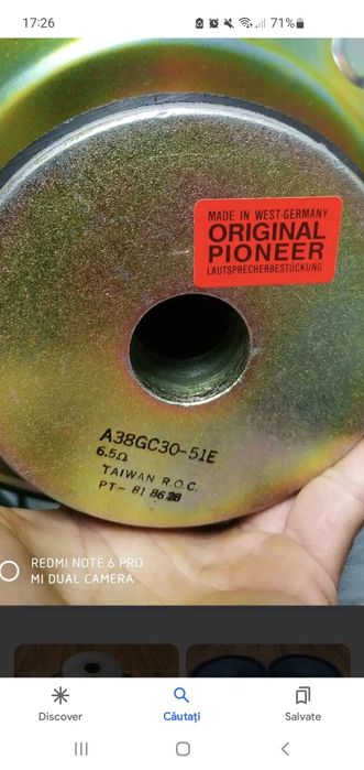 Vand  difuzoare Pionner 15 inch originale