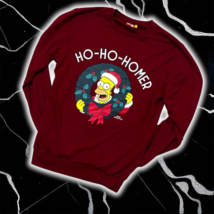 Bluza Crăciun The Simpsons - Ho-Ho-Homer - mărime M