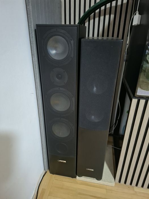 Boxe Podea Canton GLE 490 - Stare Impecabilă (150W RMS / 3 căi)