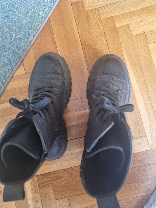 Дамски кожени боти кубинки бианки 38