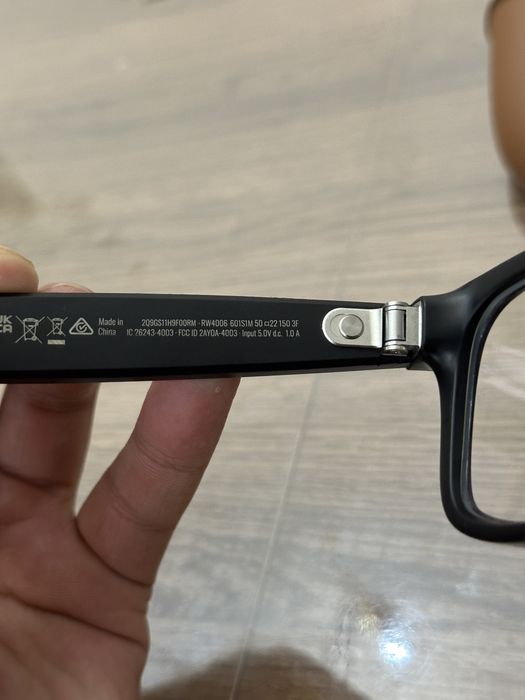 RayBan Meta Wayfarer gen 1