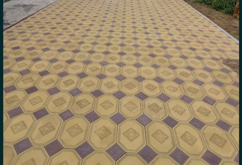 Брусчатка , тротуарная плитка , Бордюр