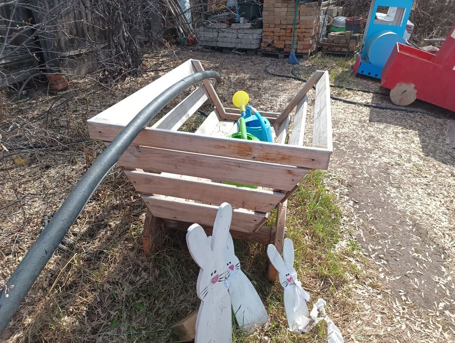 Телега для декора