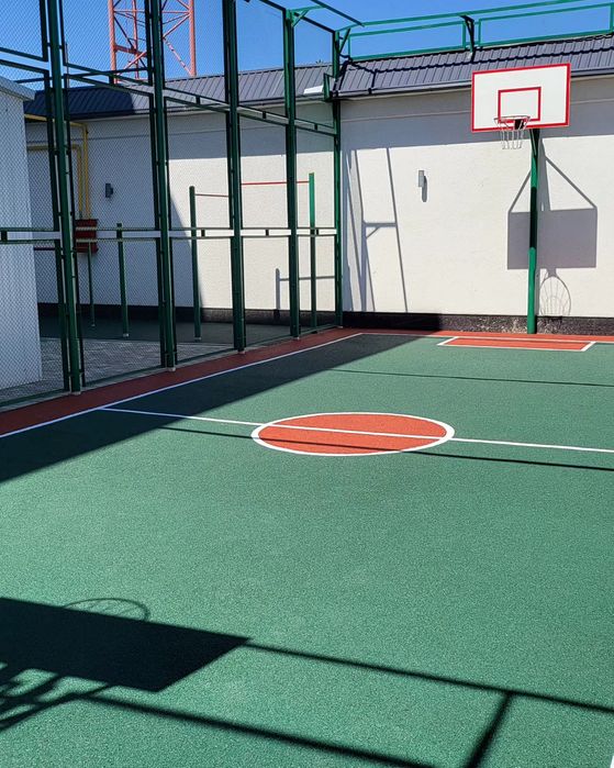 Резиновое покрытие для стадиона от производителя