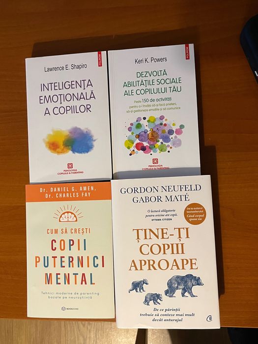 Lot 4 cărți parenting și dezvoltarea copilului