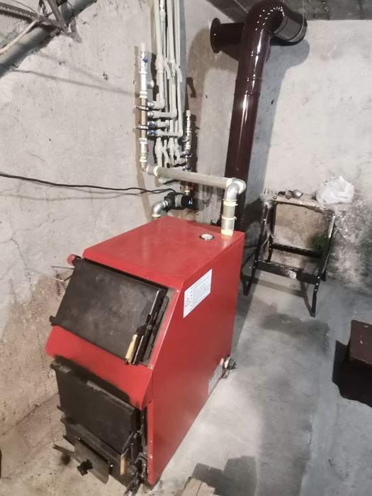 Комбиниран котел на твърдо гориво Burnit 30KW