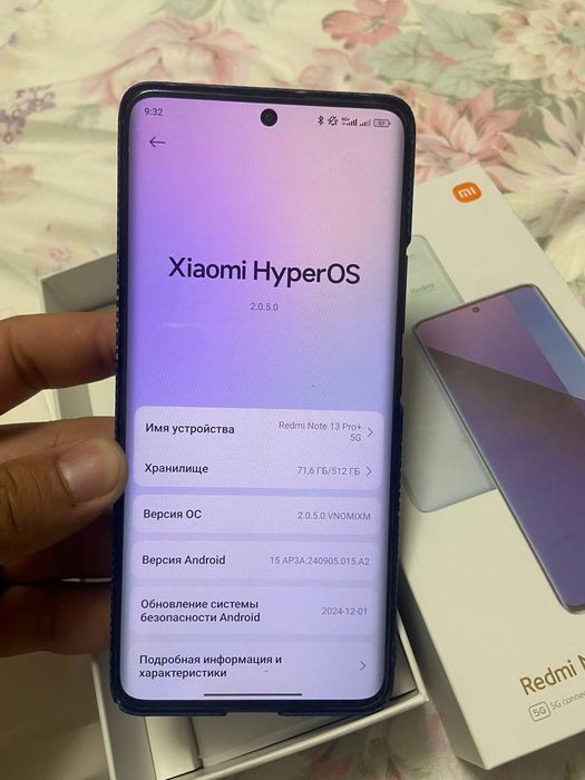 Redmi note 13 pro puls 5g 16/512 + ESIm o'qiydi