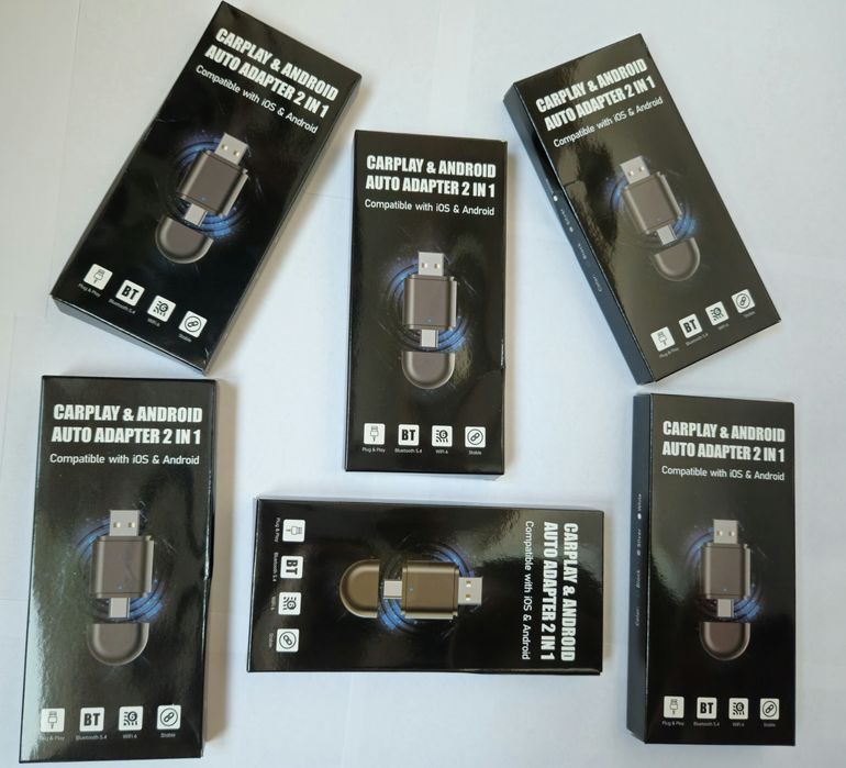 Adaptor  Carplay  & Android  Auto,WiFi,Nou