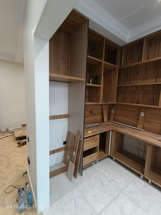 Услуги по проектированию, сборке,установке мебели