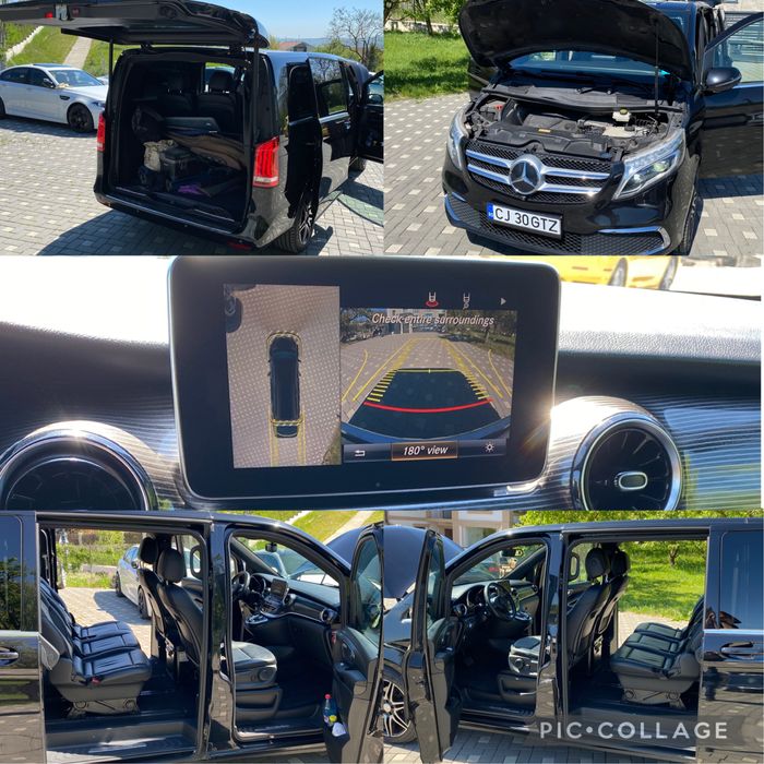 Mercedes V-250d 4M Extra Long XXL 7+1 locuri 2.0 cdi 194 cp Euro 6 adblue 9G-Tronik 2020 Facelift