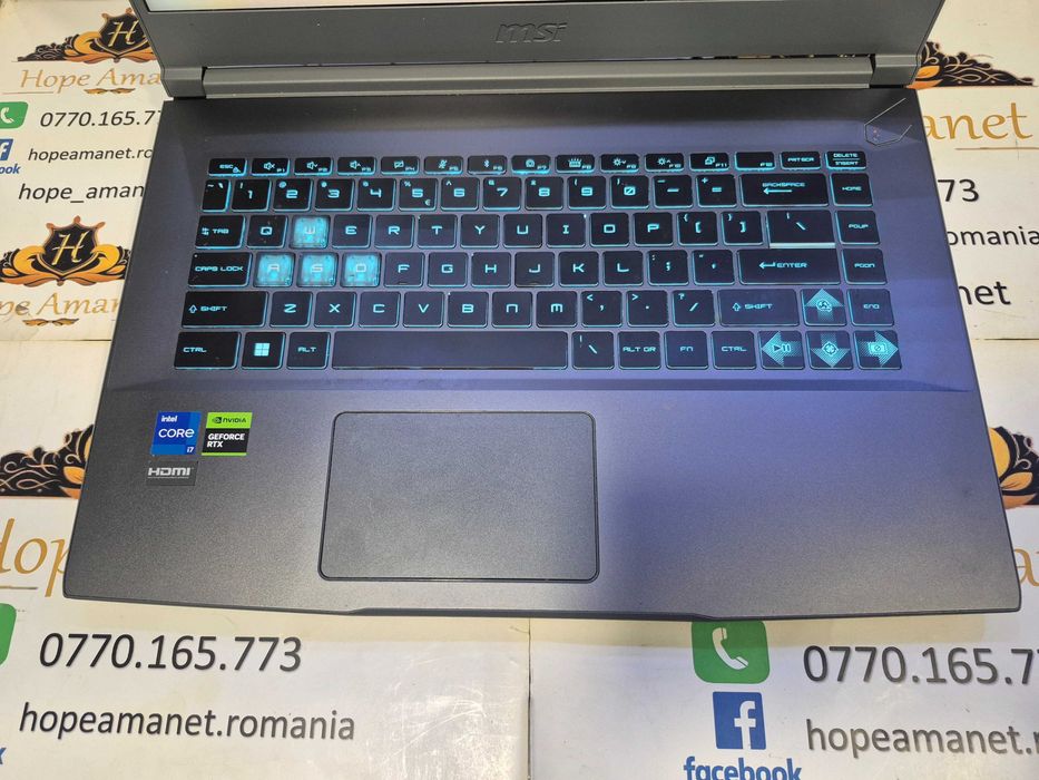 Hope Amanet P6 LAPTOP MSI i7 #171909