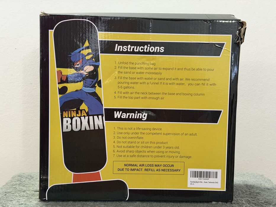 Sac de box gonflabil