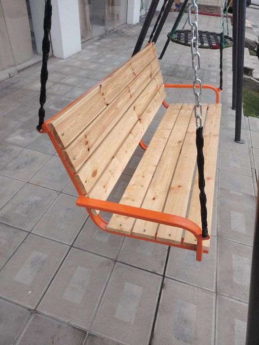 Качели диван 3-х местные усиленные | металлические