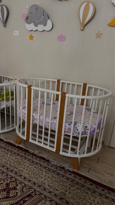 Детская Кровать-трансформер Happy Baby Mommy Lux