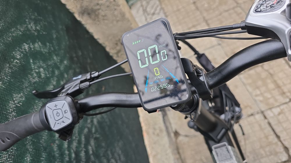 Електрически Алуминиев Fat Bike мекица с двойно окачване палец за газ  Сгъваем велосипед Same bike