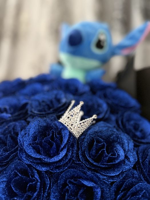 Buchet de trandafiri imperiali cu stitch