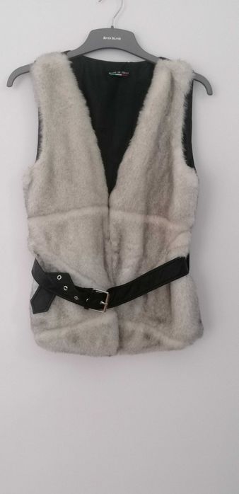 Дамско пухкаво елече